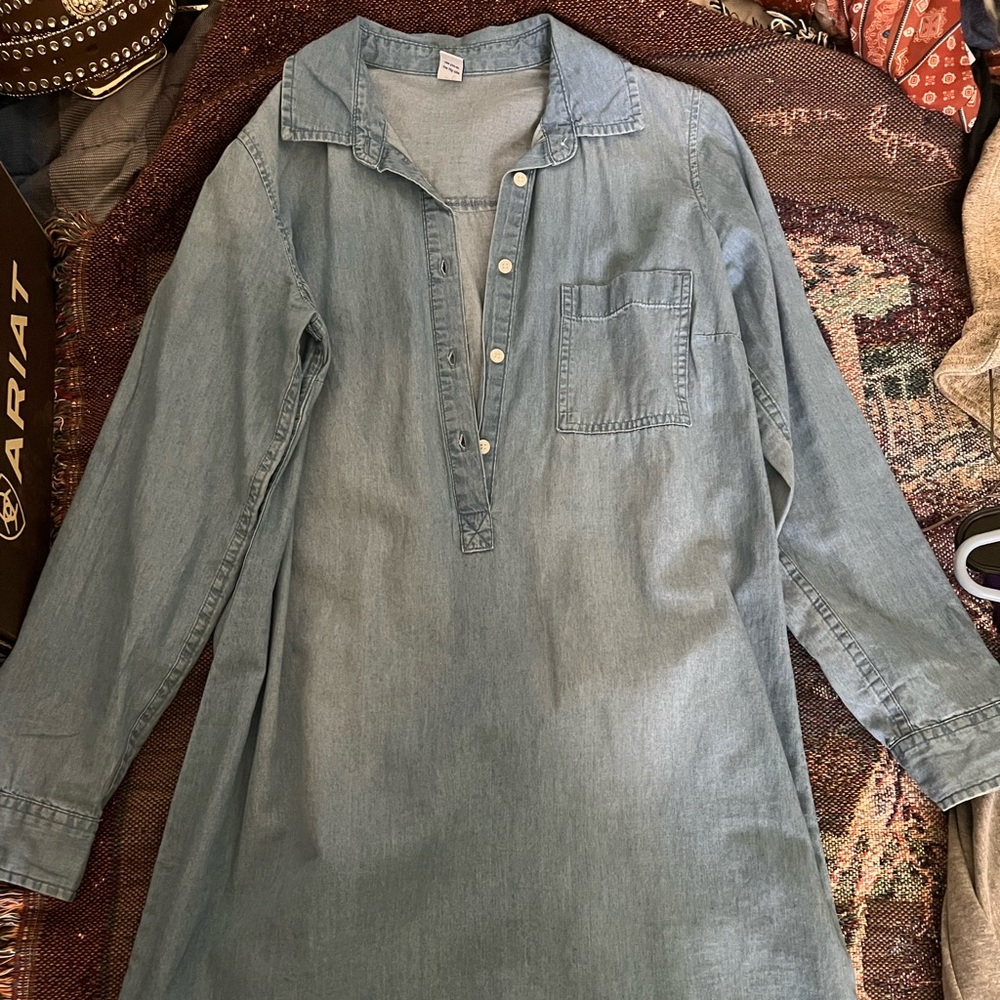 Denim dress